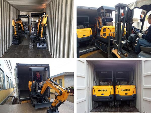 Chargement de mini excavatrice de 1,8 tonne